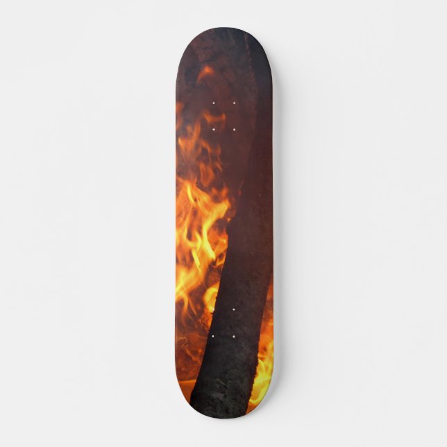 Skateboard Dejemos que la llama rolle (Anverso )