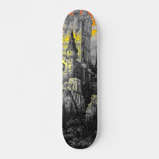 Skateboard del castillo medieval (Anverso )