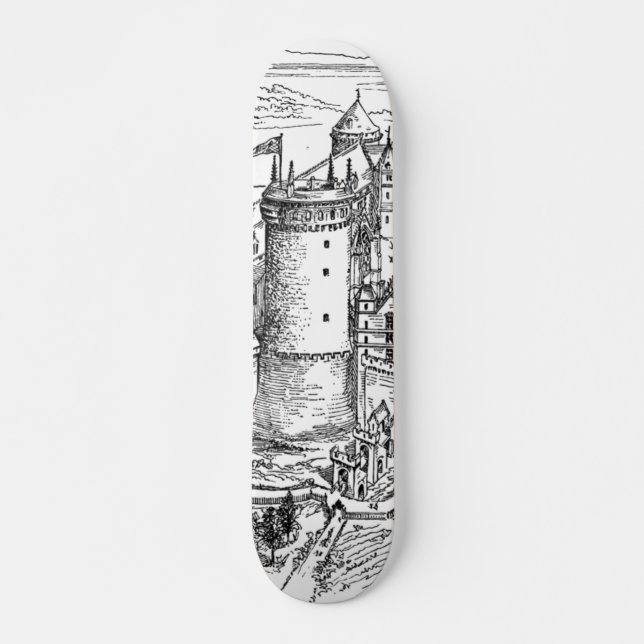 Skateboard del castillo medieval (Anverso )