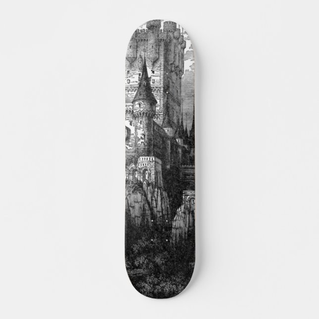 Skateboard del castillo medieval (Anverso )
