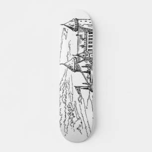 Skateboard del castillo medieval