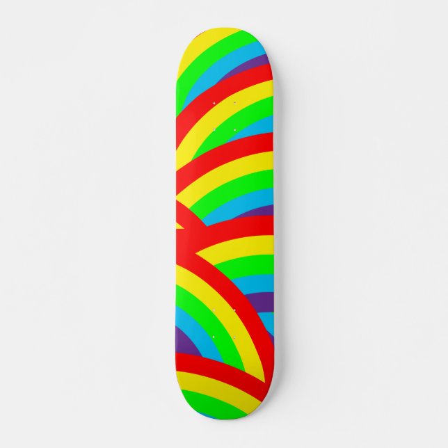 Skateboard del Orgullo Arcoiris (Anverso )