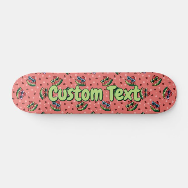 Skateboard del patrón Personalizado de la sandía (Horz)