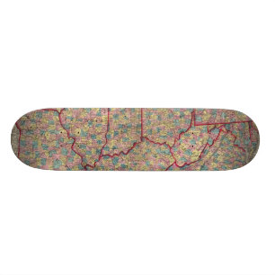 Skateboard Delaware, Illinois, Indiana, e Iowa