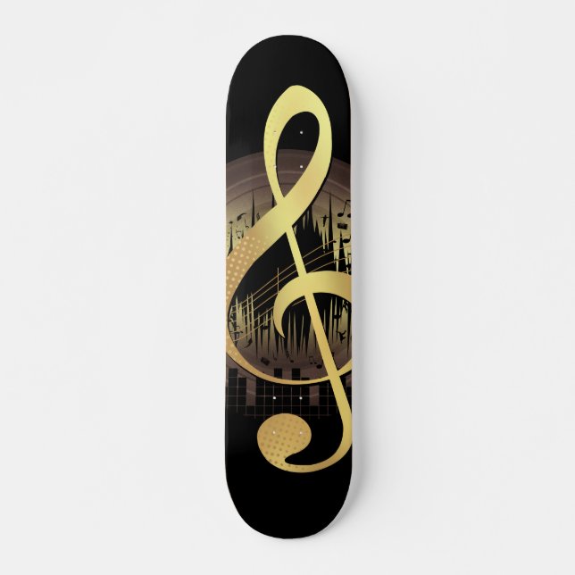 Skateboard Deliciosa Tune - Oro (Anverso )