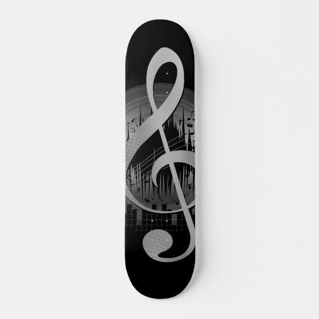 Skateboard Deliciosa Tune - Plata (Anverso )