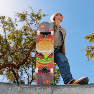 Skateboard Deluxe Sizzle Burger