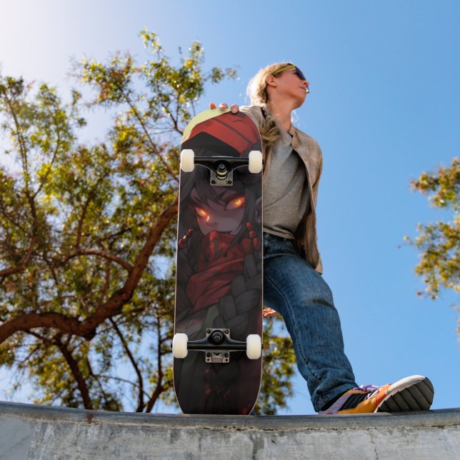 Skateboard Demon Chica Anime (Exterior 1)