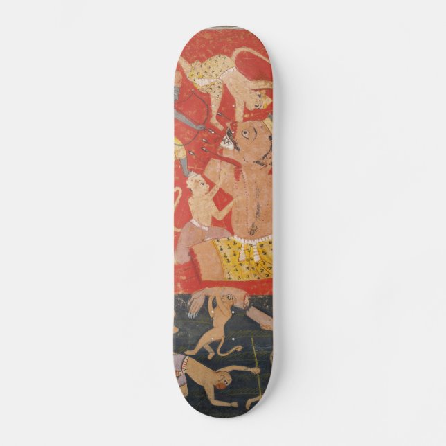 Skateboard Demon Kumbhakarna derrotado por Rama y Lakshmana (Anverso)