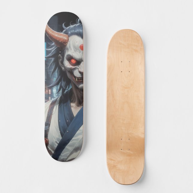 Skateboard Demon Samurai (Anverso)