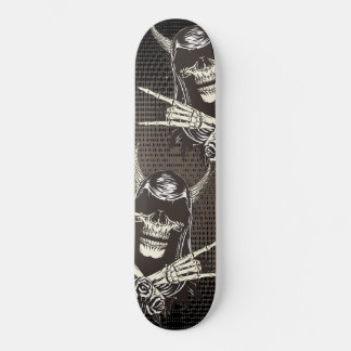 Skateboard Demon Skull
