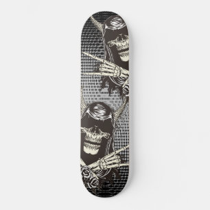 Skateboard Demon Skull