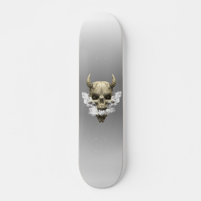 Skateboard Demon Skull Fumador (Anverso )