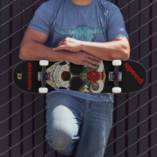 Skateboard Demon Skull Speed Demon Dd Brand