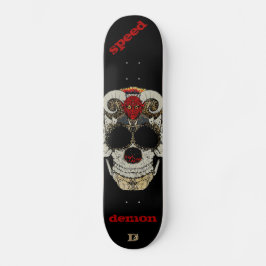 Skateboard Demon Skull Speed Demon Dd Brand