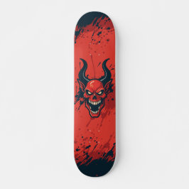 Skateboard Démoniaque rouge