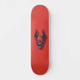 Skateboard Démoniaque rouge