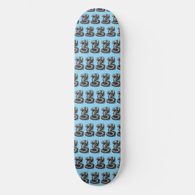 Skateboard Demonio Bune Tres Caras, Un Poder (Anverso)