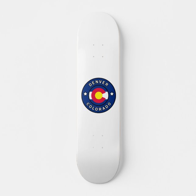 Skateboard Denver Colorado (Anverso )