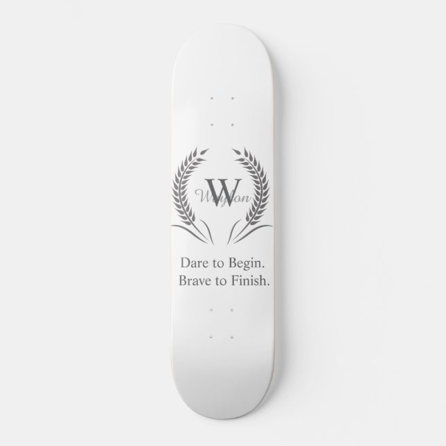 Skateboard Deportes Motivacionales (Anverso)