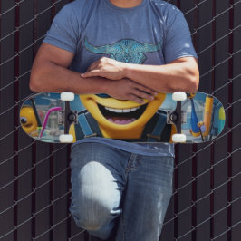 Skateboard „Der verrückte Laborheld – Spaß im Reagenzglas!“