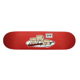 Skateboard Desayuno coreano Hangul del dim sum de la bola de