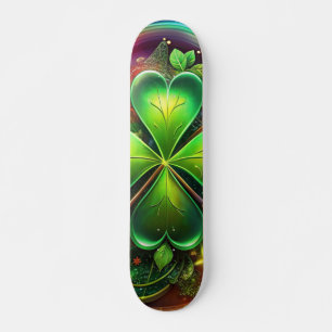 Skateboard Descubra la armonía perfecta del shamrock, musical