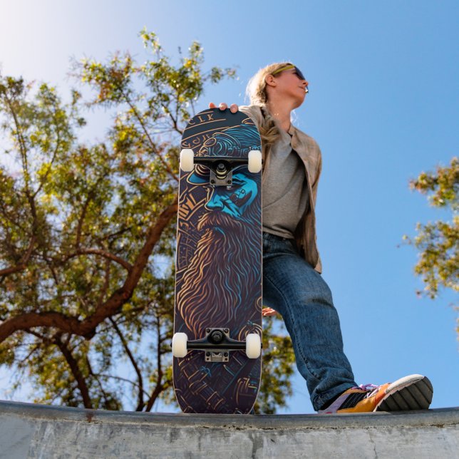 Skateboard Desencadena tu emoción interior: el Viking SteamPu (Exterior 1)