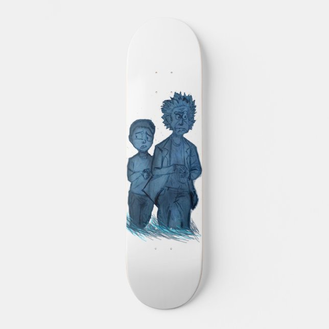 Skateboard Desenho á mão do R&M (Anverso)