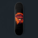 Skateboard Deseo nocturno - Fantasía - Negro Naranja<br><div class="desc">Deseo nocturno</div>