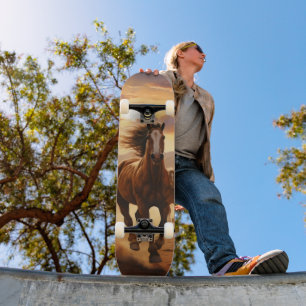 Skateboard Desierto de caballos salvajes