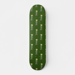 Skateboard Desierto de flor amarilla de Cactus verde lindo