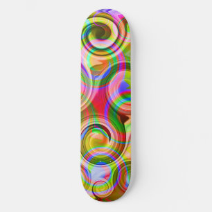 Skateboard Desplazar abstracto geométrico pastel