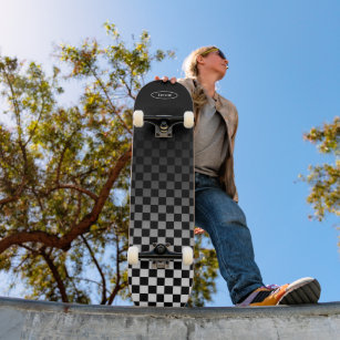 Skateboard Desvanecimiento negro controlado
