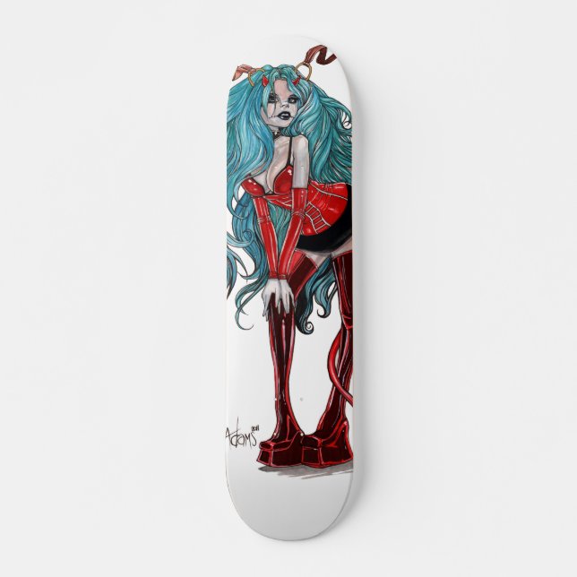 Skateboard DevilGirl modelo (Anverso )