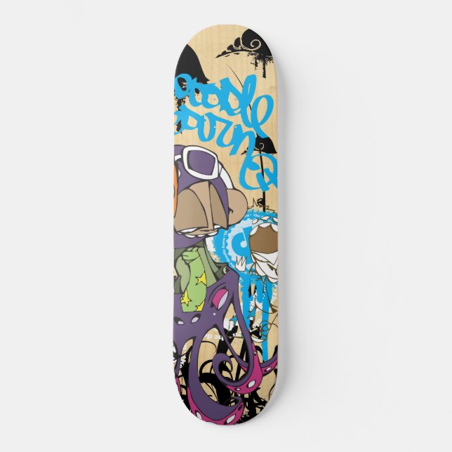 Skateboard Dezeinswell "Entourage Parte 4" (Anverso)