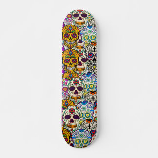 Skateboard Día de la Calavera del Azúcar en la Halloween muer