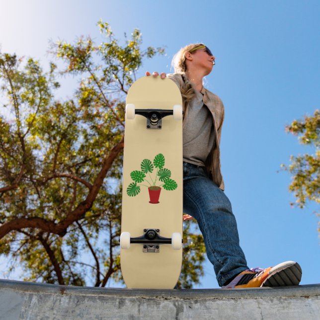 Skateboard Día de las Madres Planta Monstera (Exterior 1)
