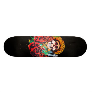 Skateboard Día de los muertos
