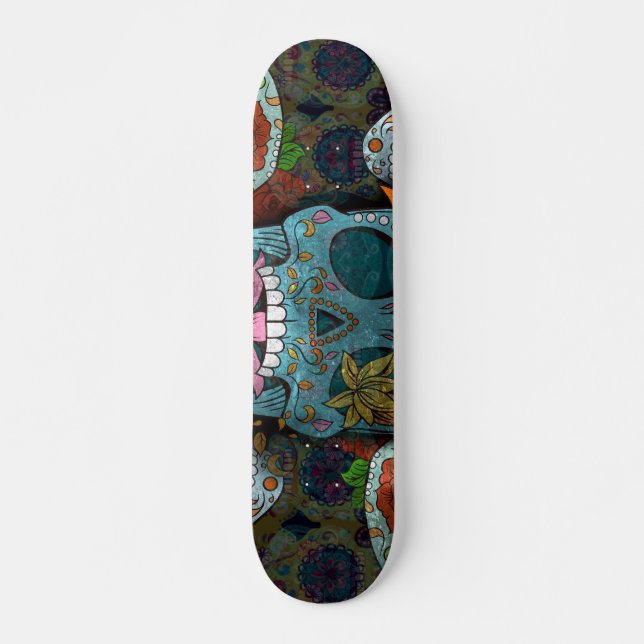 Skateboard Dia De Los Muertos (Anverso )