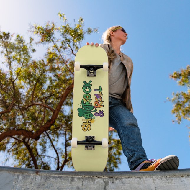 Skateboard Día de San Patricio (Exterior 1)