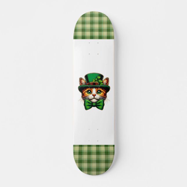 Skateboard Día de San Patricio (Anverso )