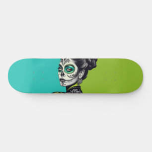 Skateboard Día del Aqua y el Lime de la Muerte