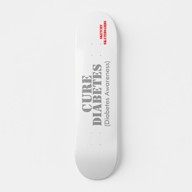 Skateboard Diabetes de la curación (Anverso )