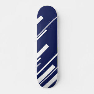 Skateboard Diagonarios - Azul y blanco