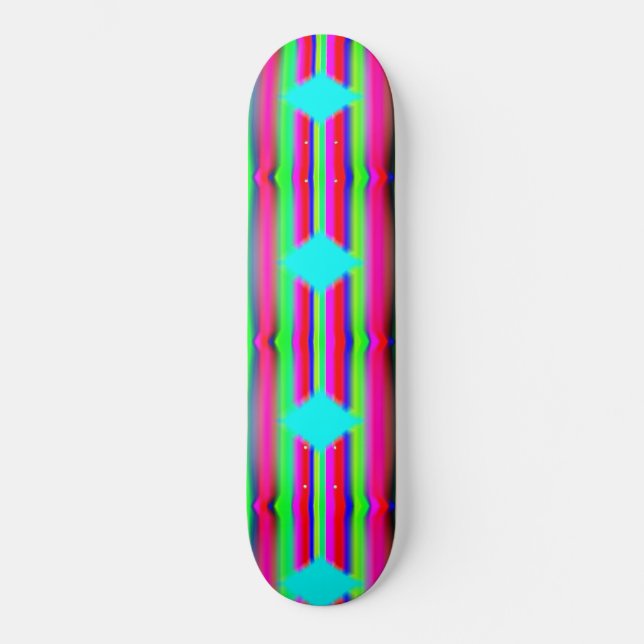 Skateboard Diamante azul (Anverso)