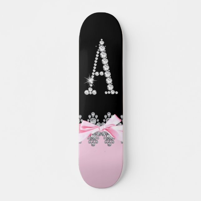 Skateboard Diamond Delilah Inicial:A (Anverso )