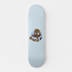 Skateboard Dibujo animado de ornitorrinco dando pulgares haci