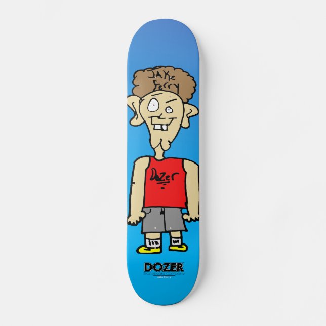 Skateboard Dibujo animado del transbordador de Dozer™ (Anverso)