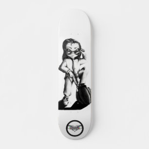 Skateboard Dibujo blanco y negro de Little Brat